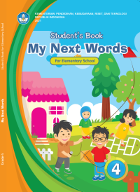 Image of student's book my next words for elementary school 4